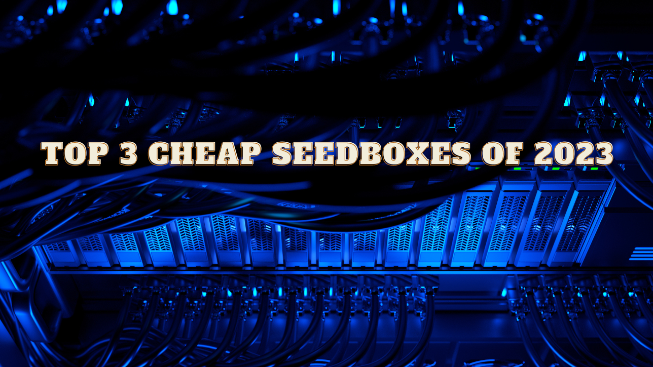 Top 3 Cheap Seedboxes Of 2023